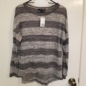 Long sleeved striped shirt